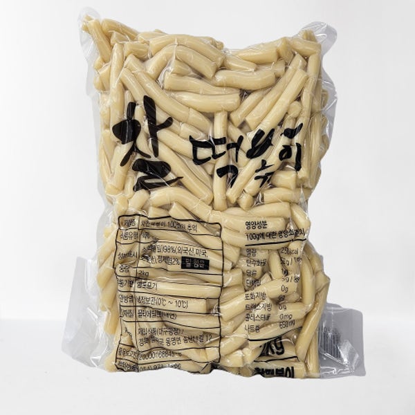 밀떡 떡볶이떡 밀떡볶이 쌀떡 업소용 유수 오원 2kg