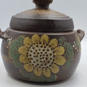 여주 쌀 항아리 잡곡통 3kg 현관 소금단지 잡곡단지 해바라기 능소화