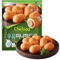 롯데푸드 쉐푸드 우유미니핫도그500g(1입)/어린이간식