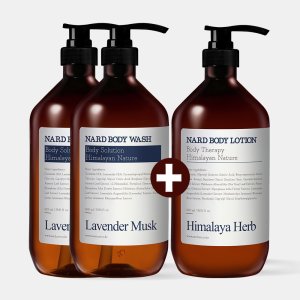 [2+1] 나드 바디워시 1000ml 라벤더머스크 향 대용량 향좋은 고보습