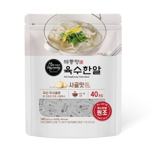 해통령 육수한알 코인육수 사골맛 140g 40개입