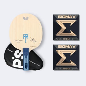 버터플라이 탁구라켓 티모볼 ALC + 시그마 5 ST(일자형) 러버조합