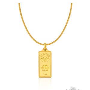 디디에벨라 24k 여자 순금목걸이 골드바 김혜수목걸이 여자 명품 펜던트 15g