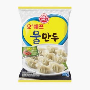 더식구오뚜기 오쉐프 물만두 1.3kg 6개 냉동만두 1,300g 6개 1박스