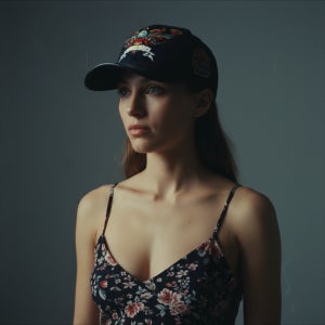 에임피크 C54 명품모자 남녀공용 럭셔리 블랙 나방해골 캡모자 aimpeak 빅사이즈 커플 선물