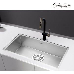 백조 깜포르테 830 주방 사각싱크볼 씽크대 1.2T 대형 싱크대 씽크볼 개수대