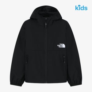 노스페이스 키즈 컴팩트 자켓 여름 바람막이 NJ3LS12U BLK