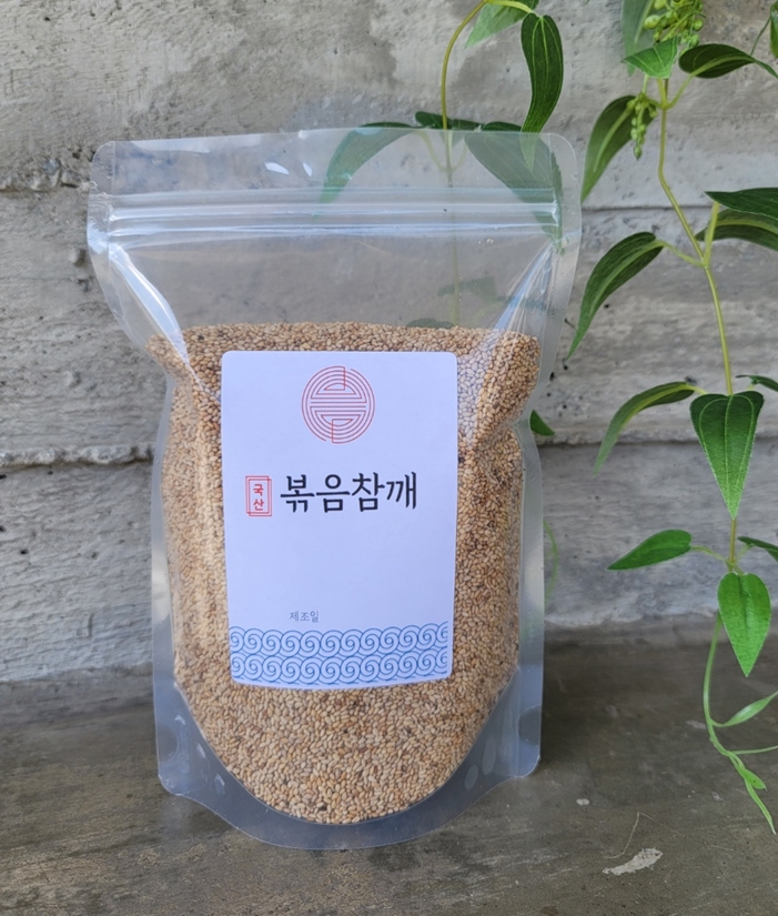 국산 볶음참깨 방앗간 볶은참깨 저온로스팅 300g