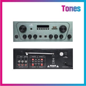 GNS MA-220 스테레오 미니 앰프 USB + SD카드+블루투스 카페 매장 소형앰프