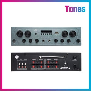 GNS MA-240 스테레오 미니 앰프 / USB + SD카드+블루투스 / 매장용 앰프 / 80와트X4ch / 스피커 8대연결