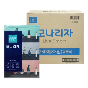 모나리자 각티슈 250매 24각 1박스