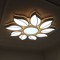 LED 거실등 클로버 150W 200W 주광색 전구색 혼합