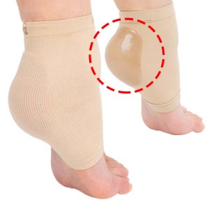 실리콘 발뒤꿈치패드 뒷꿈치 보호 보습 무독성 발패드 쿠션 1켤레