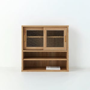 MUNIE 미니수납장 2문 C형 485x200x490mm, 2단, 캄포어베니어 3363.5406