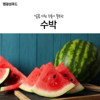 명광성 푸드 날마다 과일 나라 수박 여름 겨울 채소 아삭하고 당도높은 국산 하우스수박