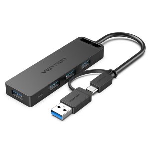 벤션 2in1 USB 3.1 Gen1 C타입 to USB3.0 고속 멀티허브 CHTBB