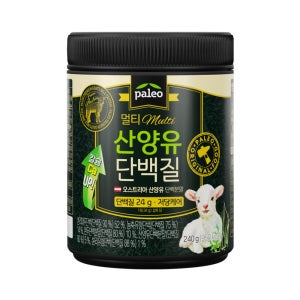 팔레오 멀티 산양유 단백질 저당 초유칼슘 배합 프로틴쉐이크 미숫가루맛 240g, 1개