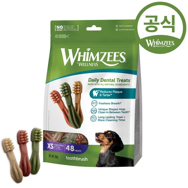 윔지스 천연덴탈껌 강아지껌 치석 입냄새제거 덴탈껌 개껌 밸류백