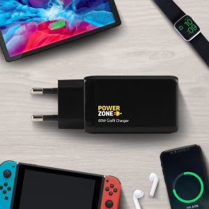 [파워존] 117g USB PD충전기 65W 고속충전기 PPS GaN