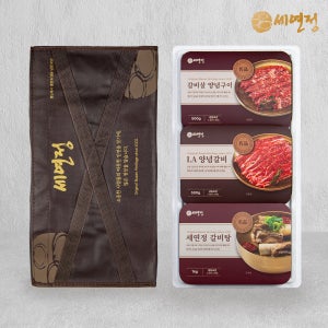 갈비탕1팩+LA양념갈비 1팩 +갈비살 양념구이1팩 선물세트