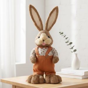 짚단 토끼 인형 1m 1P 정원장식 봄 부활절