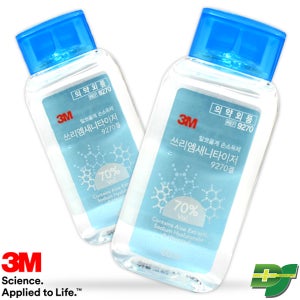3M 손소독제 새니타이저 겔 70% 휴대용 블루 9270 60ml X 60개