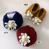 (DIY) 코바늘패키지 데이지 아기신발뜨기 베이비슈즈 동영상설명 도안