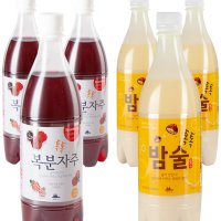 참주가 톡톡복분자주 7도 750ml 3병 스파클링복분자주 +참주가 스파클링밤막걸리 톡톡밤술 6도 750ml 3병