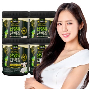 팔레오 멀티 산양유 단백질 저당 초유칼슘 배합 프로틴쉐이크 미숫가루맛 240g, 4개