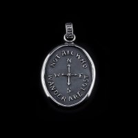 [실버앙크] 나침반 팬던트 / 컴퍼스 메달 / Compass Pendant