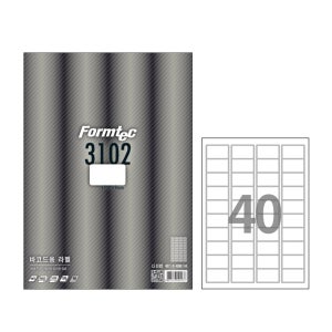 폼텍 A4 바코드용라벨 LS-3102 40칸100매