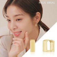 [설인아, 장도연 착용] 폴브리알 주얼리 사각 원터치귀걸이 PYBE0137_BRASS