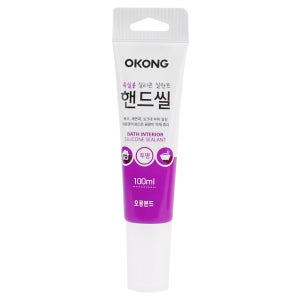 오공 바이오핸드씰 투명 100ML 욕조 세면대 보수 씰링 코팅