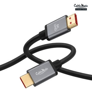 케이블메이트 8K HDMI 2.1 고급형 알루미늄 UHD 케이블 1m, 1개