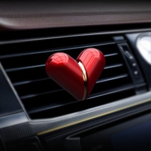 명품 고급 하트 차량용 송풍구 석고 방향제 새차 선물용 디퓨져