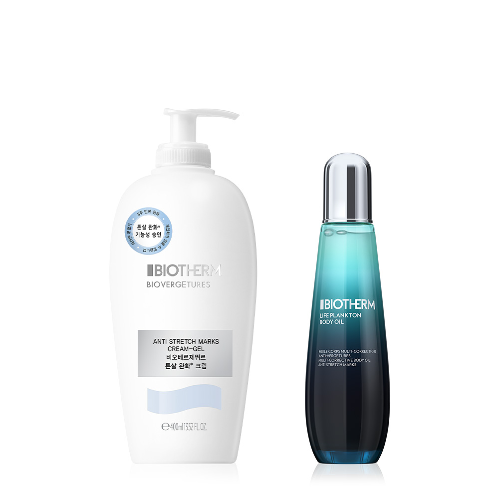 비오템 비오베르제뛰르 튼살크림 400ml & 바디 오일 125ml