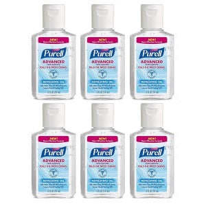 퓨렐 핸드 새니타이저 59ml 6팩 리프레싱 젤 Purell Advanced Hand Sanitizer Refreshing Gel 2 oz