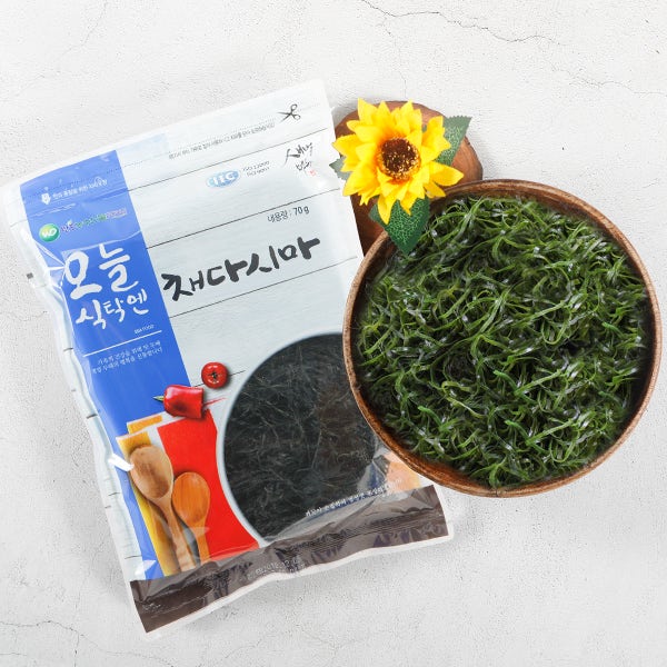 [새벽바다] 채다시마 70g, 채썬다시마, 해초샐러드, 다시마채