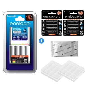 에네루프 CC55 급속충전기+프로 AA 충전지 8알