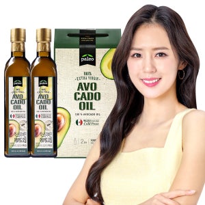 팔레오 아보카도오일 냉압착 엑스트라 버진 500ml 2개입 선물세트