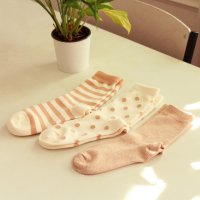 SOCKSAND[삭스앤드] 디자인양말_겨울 폴리탐 양말 3팩세트