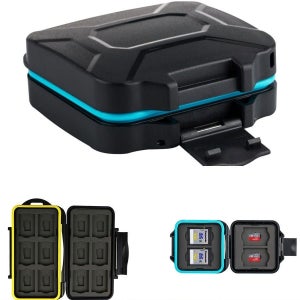 JJC SD 메모리 카드 케이스 마이크로 microSD 수납 보관함 MCR-ST8 (4슬롯)