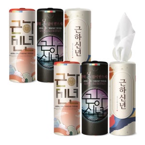 [본사직영]슬림티슈 6P 근하신년 / 대나무 티슈 새해 선물 설 명절 선물