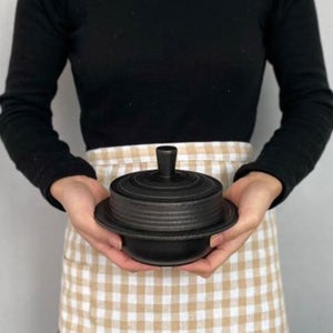 IH 무쇠 가마솥 통주물 코팅 인덕션 솥밥 ZZ 12cm