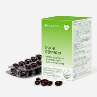 마이시톨 코엔자임Q10 450mg 60캡슐 코큐텐 항산화 혈압 비타민B군 영양제