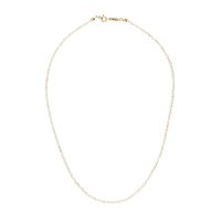 [엠주] Silhouette Slim Pearl Necklace