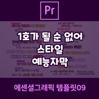 프리미어프로CC2020 [에센셜그래픽(MOGRT) 템플릿09]