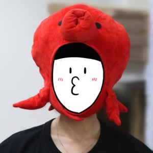 불타는 쭈꾸미 모자