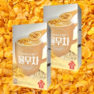 담터 콘푸레이크 현미 율무차 50스틱 8개 일회용 탕비실 분말 탕비실 곡물라떼