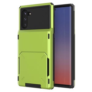 갤럭시노트10 플러스 5G 카드 포켓 하드 플립 커버 핸드폰 케이스